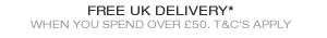 Free UK Delivery when you spend over £50